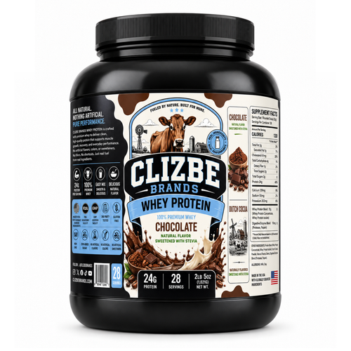 CLIZBE whey protein tub
