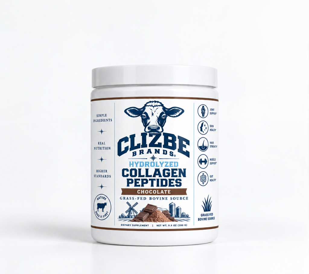 CLIZBE Brands Chocolate Collagen Peptides