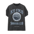 Ice Cold Shooters Club CLIZBE HOOPS heavyweight oversized T-shirt