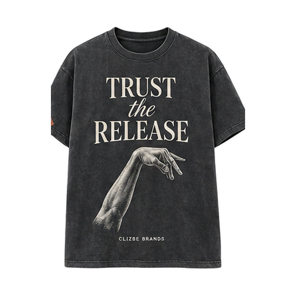 Trust the Release CLIZBE HOOPS heavyweight oversized T-shirt