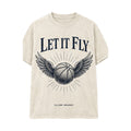 Let It Fly CLIZBE HOOPS heavyweight oversized T-shirt