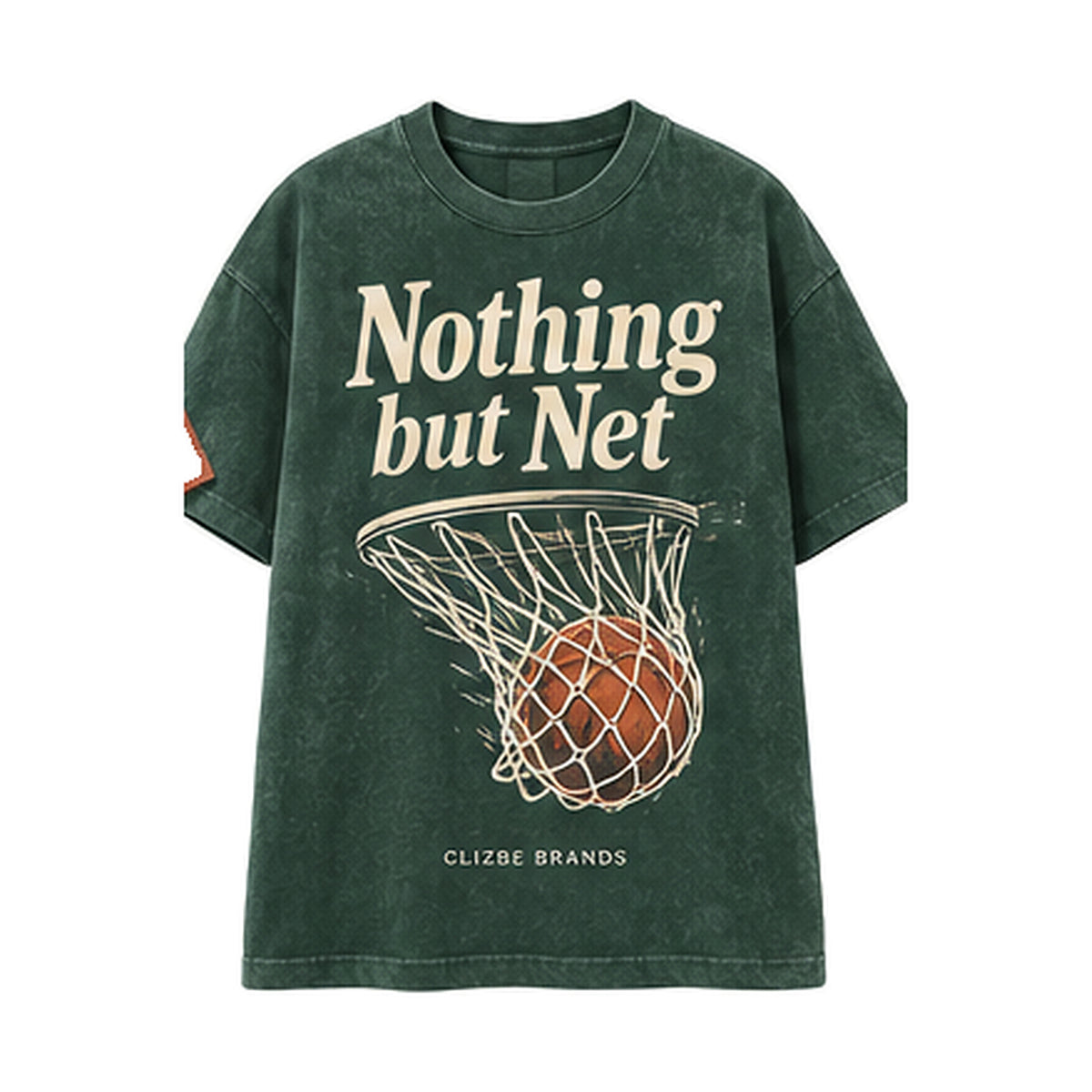 Nothing but Net CLIZBE HOOPS heavyweight oversized T-shirt