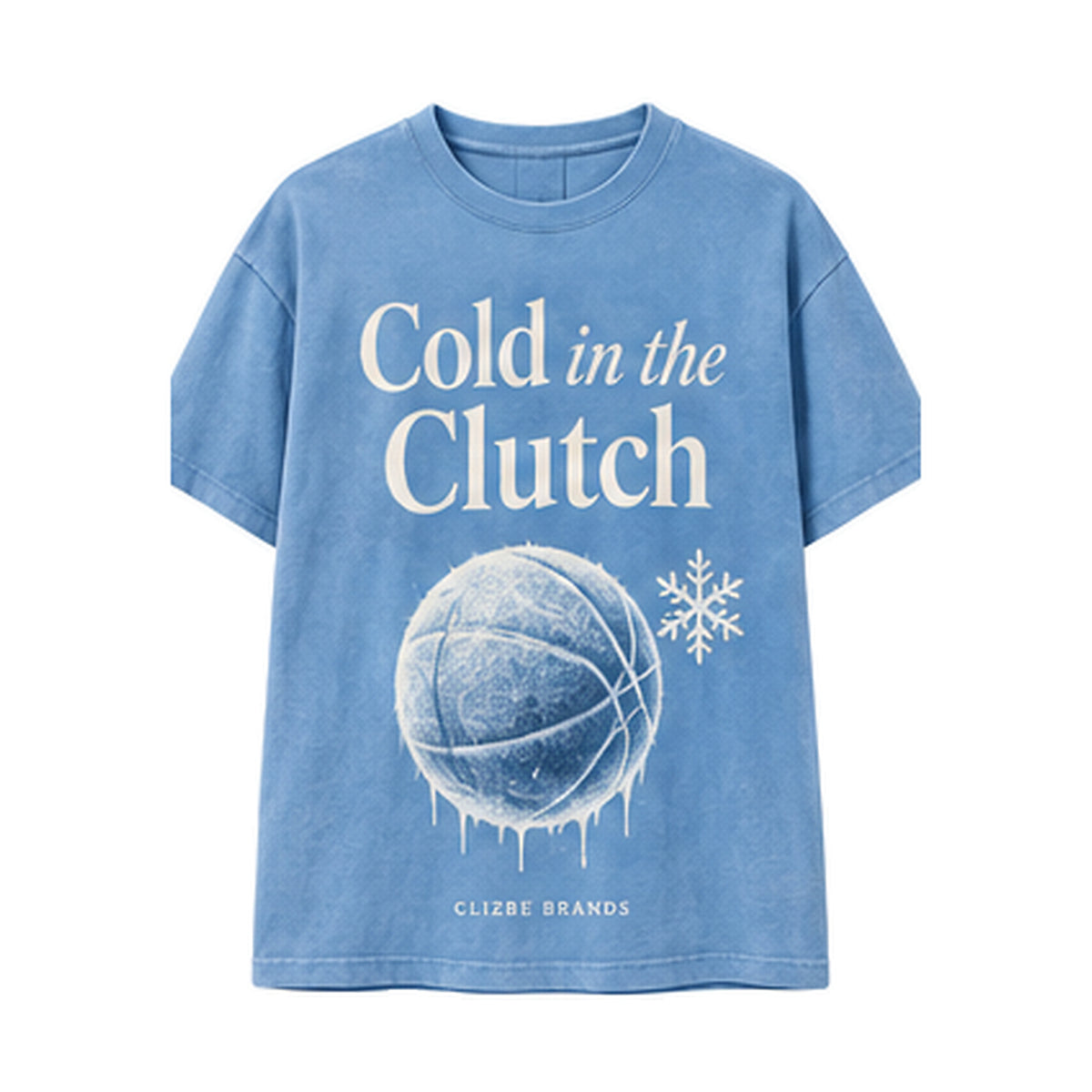 Cold in the Clutch CLIZBE HOOPS heavyweight oversized T-shirt