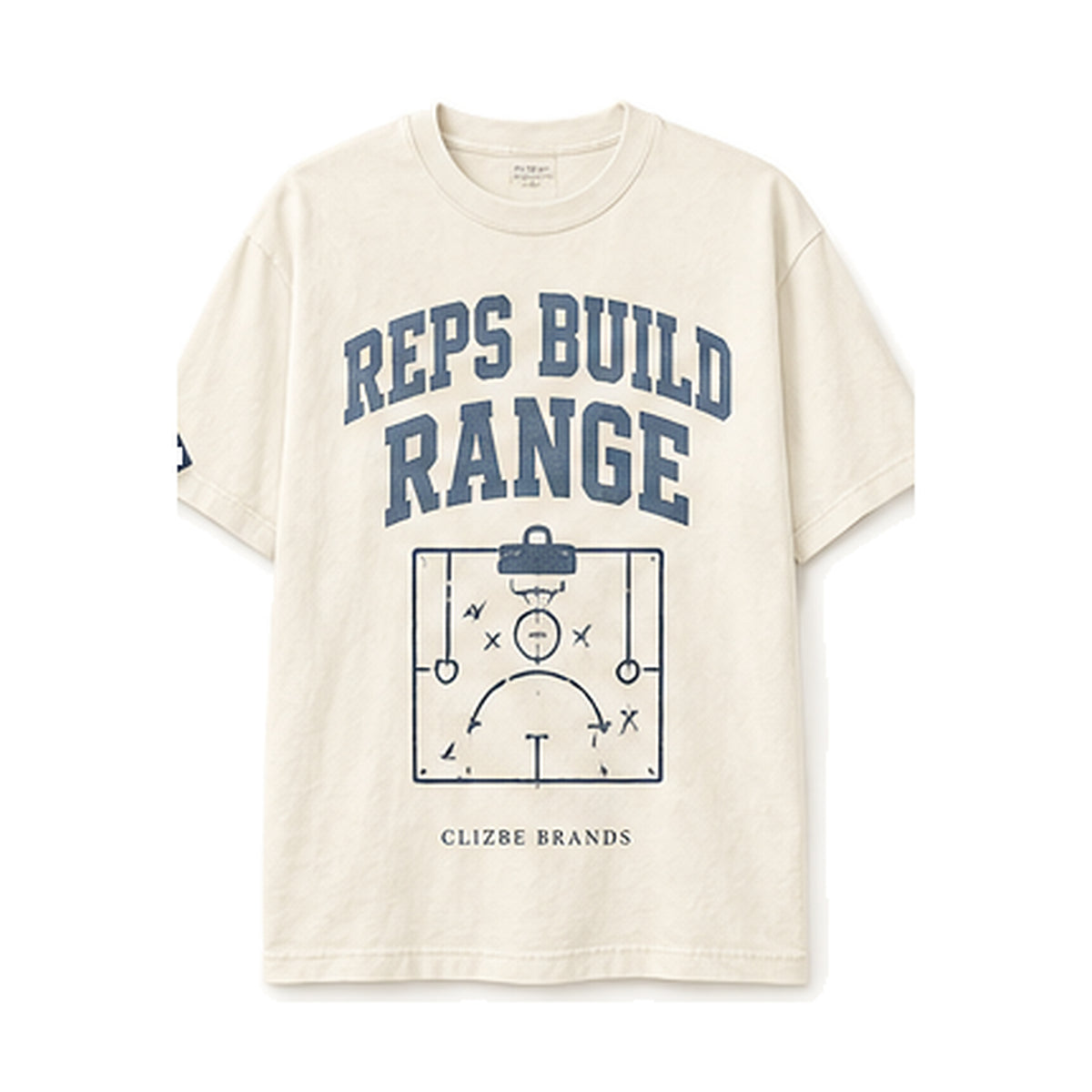 Reps Build Range CLIZBE HOOPS heavyweight oversized T-shirt