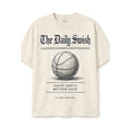 The Daily Swish CLIZBE HOOPS heavyweight oversized T-shirt